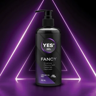 YES' Fancy Gel เจลหล่อลื่น Water-based สูตรแห้งช้า กลิ่นฟีโรโมน ปริมาณ 300ml