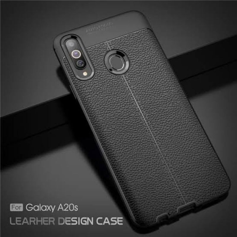 AUTO FOCUS LEATHER CASE ORANGE PEEL SAMSUNG A10 / A10S / A20S / A21 / A21S