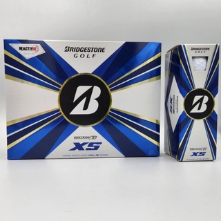 ลูกกอล์ฟ  bridgestone tour B XS ลูกสามชั้นผิวยูรีเทรน 1 กล่อง ( 12 ลูก)