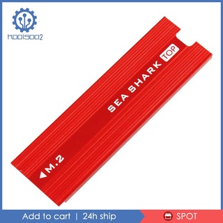 Laptop Heatsink, Heat Sink Cooling Fin for NVME NGFF M.2   SSD ~ Red