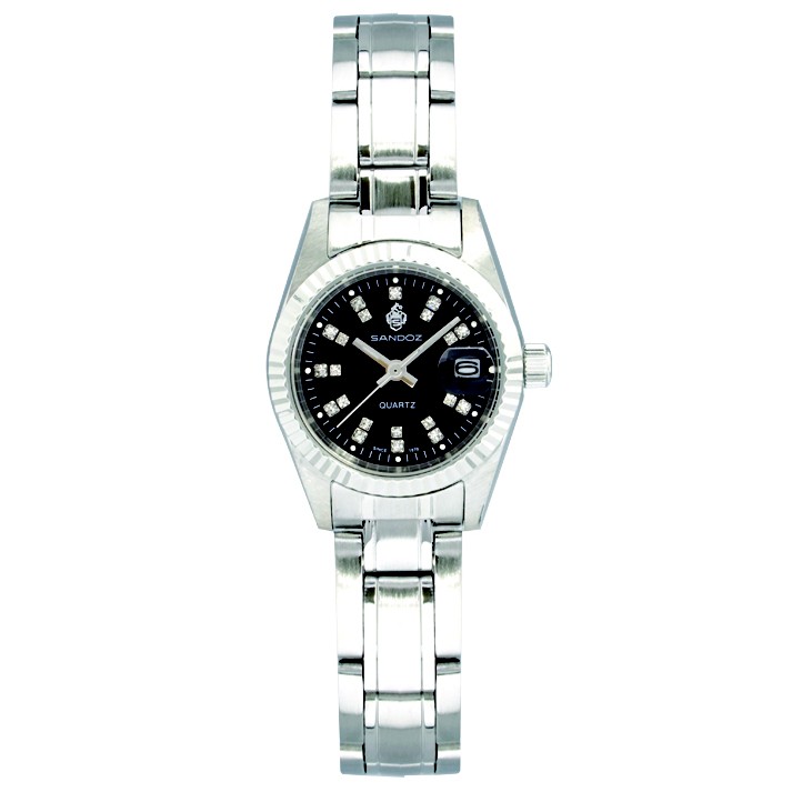 Sandoz นาฬิกา สายเหล็ก สีดำ SD99450SS04