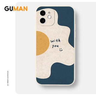 Guman เคสไอโฟน เคสซิลิโคนนุ่มขอบเหลี่ยมกันกระแทกน่ารักตลก เคสโทรศัพท์ Compatible for iPhone 14 13 12 11 Pro Max SE 2020 X XR XS 8 7 6 6S Plus พลัส XYB441