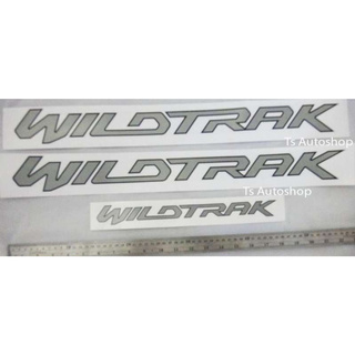 sticker​ wildtrack​ Ranger​ สีเทา​ ขอบดำ​ v.1 2012​ 2013​2014 2015 2016 2017 2018 2019​