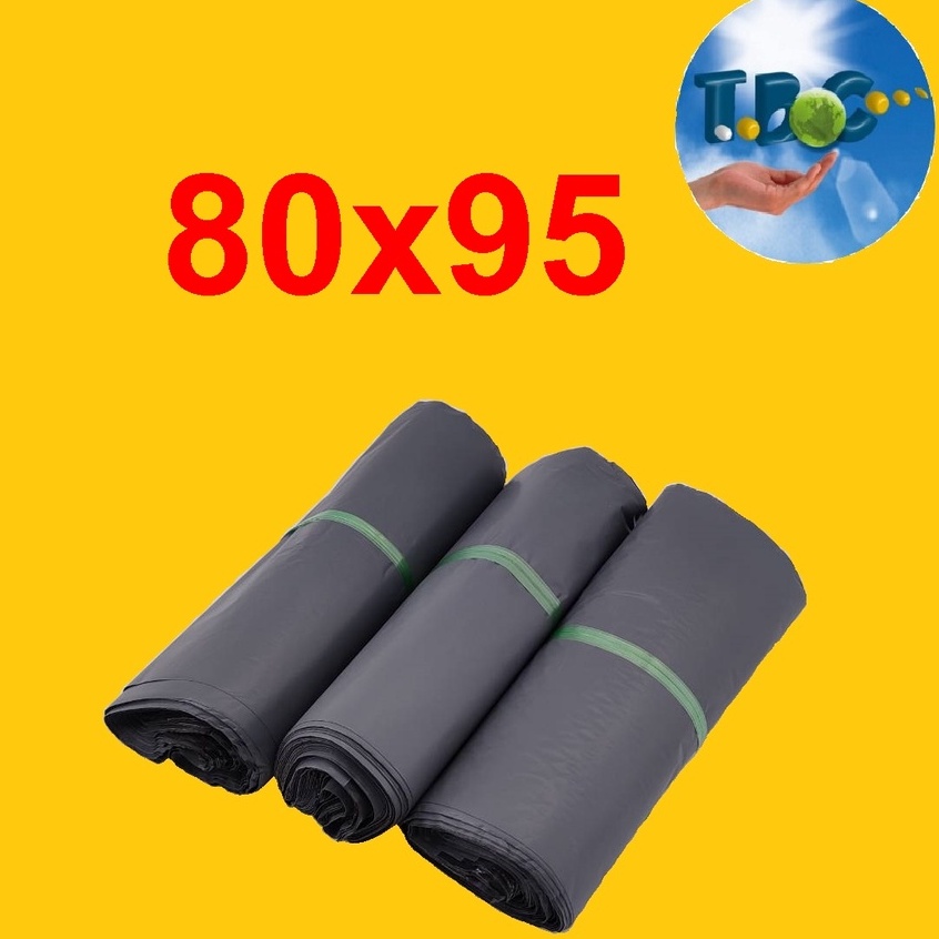 ถุงไปรษณีย์สีดำ(Size:80x95) ซองไปรษณีย์ ซองพัสดุ ถุงพัสดุ แพคละ100ใบ ถุุงไปรษณีย์พลาสติกกันน้ำ ซองไปรษณีย์พลาสติก