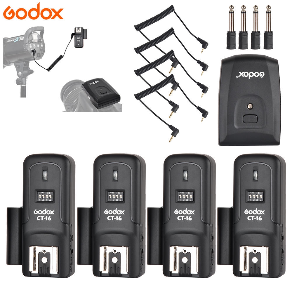 Godox CT-16 16 ช่องวิทยุไร้สายแฟลชทริกเกอร์เครื่องส่งสัญญา รูปที่ 7