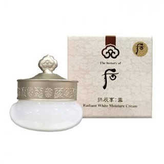 The history of whoo Radiant white Moisture Cream 10ml. ครีมบำรุงผิวหน้า