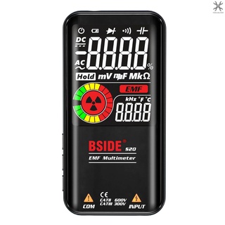 [toolhelper] Bside S20 เครื่องตรวจจับรังสีแม่เหล็กไฟฟ้า EMF หน้าจอสี 3.5 นิ้ว นับ 9999 ครั้ง