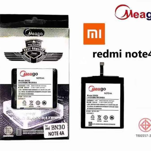 Battery meago รุ่น Redmi Note4a