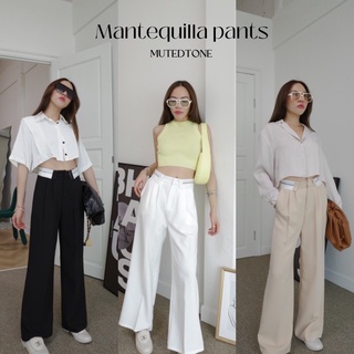 Mute - Mantequilla pants กางเกงพับขอบ ขายาวทรงกระบอก สวย กางเกงไปเที่ยว