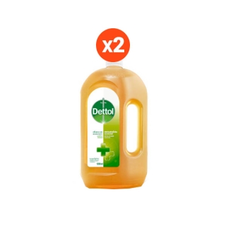 [ฟรี 750mlx1]Dettol เดทตอล น้ำยาฆ่าเชื้อโรค ไฮยีน มัลติ-ยูส ดิสอินแฟคแทนท์ 1200 มล. (2ขวด) กดรับของแถมในตระกร้าสินค้า