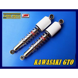 KAWASAKI GTO GTO8 REAR SHOCK SET" WHITE" COVER  // โช๊คหลัง สีขาว KAWASAKI GT0 GTO-8 งานสวย ได้มาตรฐาน