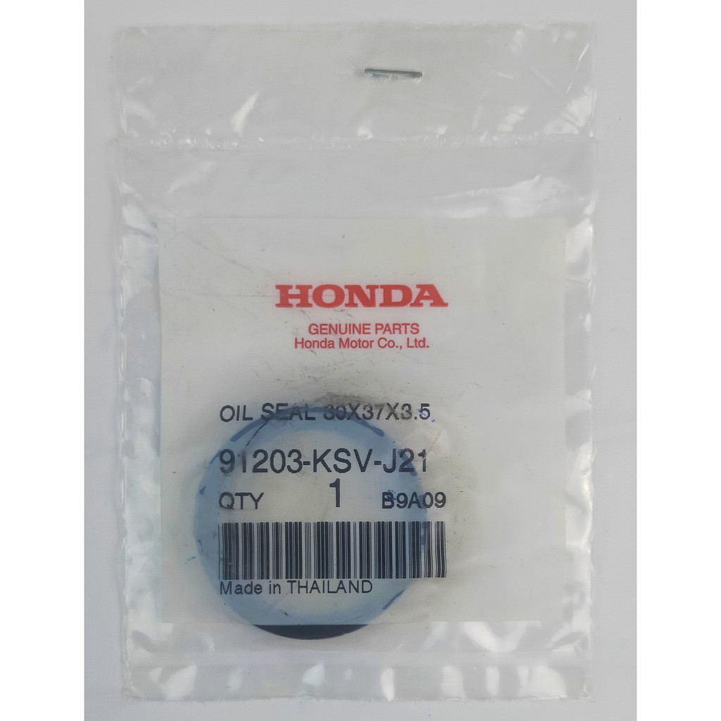 91203-KSV-J21 ซีลกันน้ำมัน,30x37x3.5 Honda Forza แท้ศูนย์