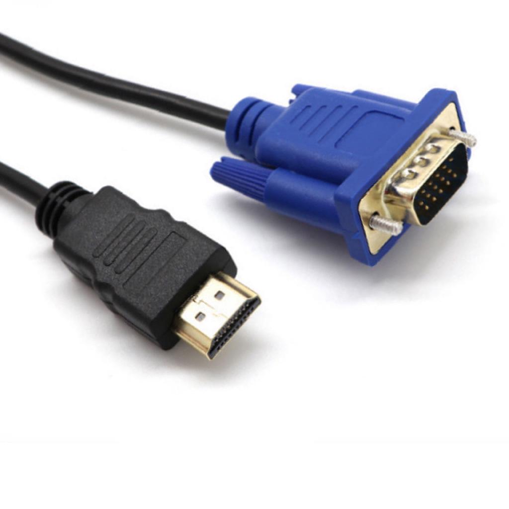 1 . 5 ม. Hdmi To Vga สายเคเบิ้ล Hd - 15 D - Hub Hdmi สําหรับ Pc Hdtv หน้าจอมอนิเตอร์