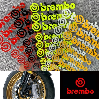 สติกเกอร์ ลาย Brembo สําหรับติดตกแต่งหมวกกันน็อครถจักรยานยนต์ [พร้อมส่ง]