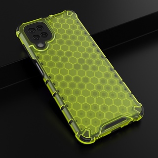 เคสกันกระแทก Samsung Galaxy M12 Armor Case Hybrid Hard PC Soft TPU Back Cover Transparent