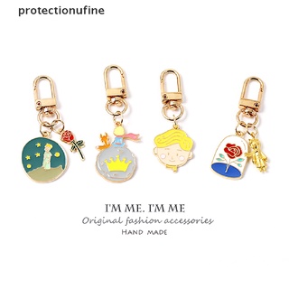 PR2TH 1pcs Lovely Rose Boy Little Prince Pendant Key Chain Little Fox Planet Keychains Martijn