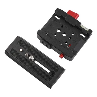 iwo Aluminum Alloy Quick Release Plate Assembly P200 Clamp Adapter for Manfrotto 577 501 500AH 701HDV Q5 Camera Tripod Accessories Kit