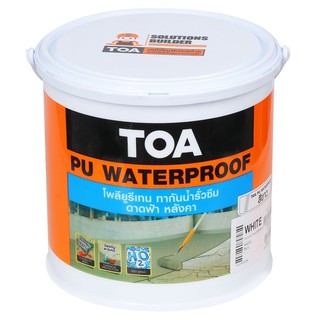 POLYURETHANE WATER PROOF TOA 4KG GRAY โพลียูรีเทนทากันน้ำรั่วซึม TOA 4 กก. สีเทา วัสดุกันซึม เคมีภัณฑ์ก่อสร้าง วัสดุก่อส