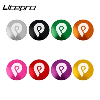 Litepro ฝาครอบจานหน้ารถจักรยาน อลูมิเนียมอัลลอย กันฝุ่น M610 สําหรับรถจักรยานแบบพับ BMX