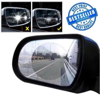 [1 แพ็ค 2 ชิ้น]แผ่นฟิล์มกันน้ำติดกระจกมองข้างรถยนต์ Waterproof Membrane for Car Rearview Mirror