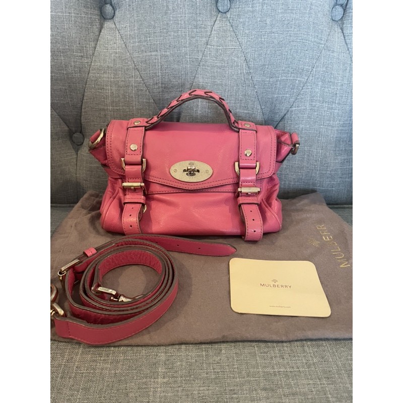 กระเป๋า mulberry alexa mini สี rasberry pink สภาพสวย