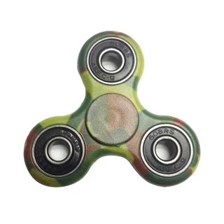 ฟิดเจ็ท สปินเนอร์ แบบลวดลาย ลายพราง สีเขียว Camouflage Fidget Spinner Green Colour