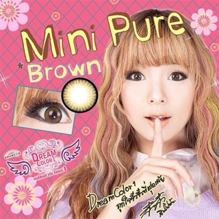 คอนเเทคเลนส์ สี Mini pure brown