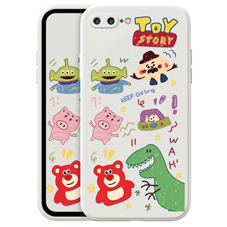 เคสโทรศัพท์มือถือ ลายการ์ตูน Toy Story สําหรับ iPhone 5 6 6s 6plus 6splus 7 plus 8 plus apple Phone Casing  Silicon Fashion Camera Lens Protector Full Cover simple Liquid silicone Cases