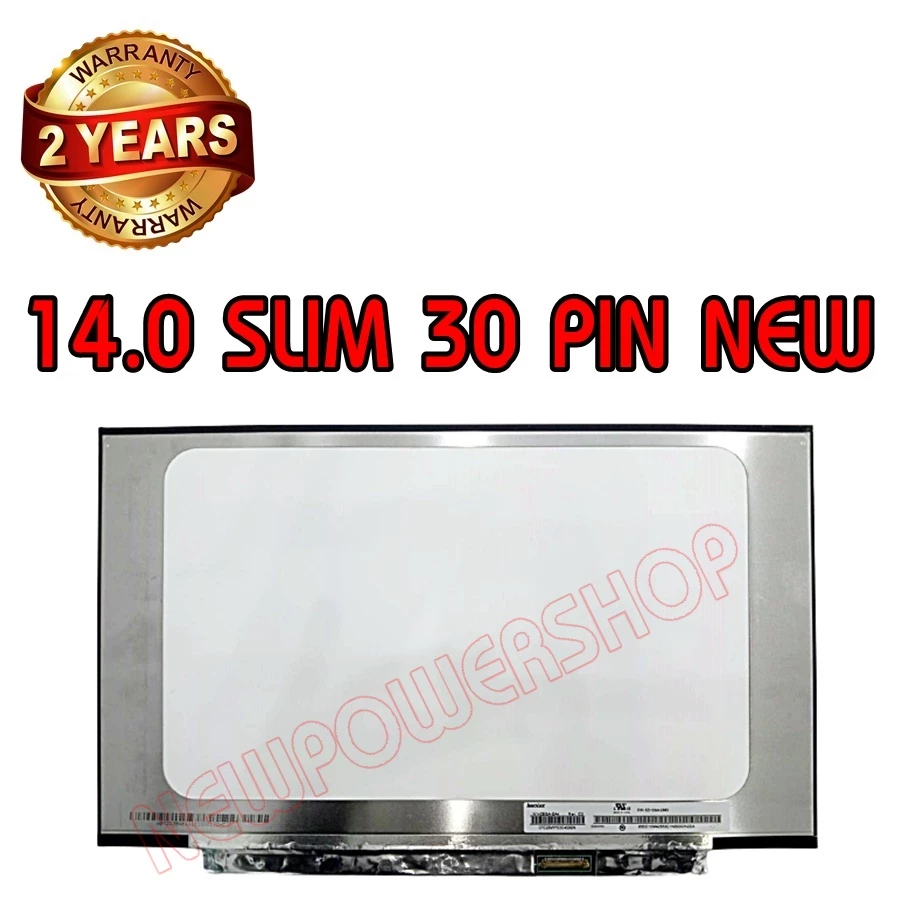 รับประกัน 2 ปี จอโน๊ตบุ๊ค 14.0 SLIM 30 PIN NEW 31.5 CM. ไม่มีหู