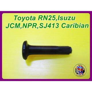 ปุ่มล๊อคประตู กลม สีดำ  - Toyota RN25,Isuzu JCM,NPR,SJ413 Caribian Door Lock Knob