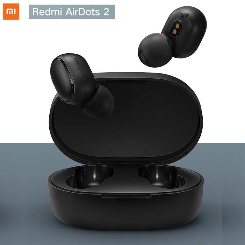 หูฟังเอียบัดไร้สายXiaomi Redmi AirDots 2 Wireless Bluetooth 5.0 Redmi Airdots2 Mi Tureหูฟังเอียบัดไร้สายIn-Earสเตอริโอเบ