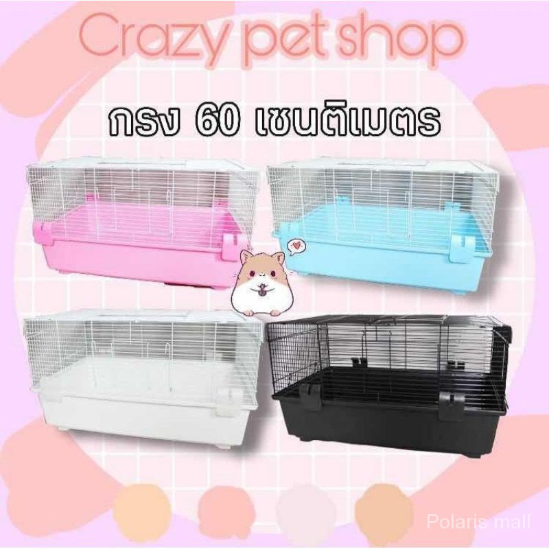 Crazy pet shop กรงหนู กรงหนูแฮมสเตอร์ 60 เซน BWhF