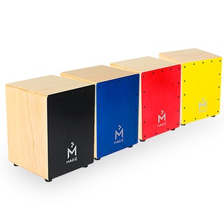 Magie Cajon Drum for Kids รุ่น MIMO 14 กลองคาฮอง สำหรับเด็ก มากี เครื่องดนตรี เครื่องเคาะจังหวะ กลองพกพา อคูสติก