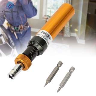 ZhongXiong Alloy Steel Preset Type 0.1-0.6N.m Adjustable Torque Screwdriver Handheld Maintenance Tool