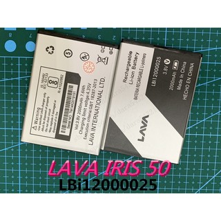 Battery AIS แบตเตอรี่AIS Lava50 IrisLAVA IRIS50(LBi12000025)BatteryแบตLAVAIRIS50batteryAisลาวาIRIS50(LBi12000025)LAVA5.0