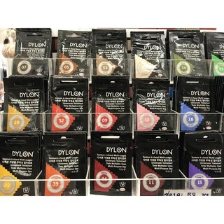 สีดำย้อมผ้า Dylon คุณภาพสูง (สีดำ-08) ประเทศอังกฤษ 🇬🇧 พร้อมคู่มือค่ะ