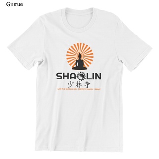 เสื้อยืดผ้าฝ้ายใหม่ เสื้อยืดแฟชั่น แขนสั้น พิมพ์ลาย Shaolin Shaolin Kung Fu สีมัดย้อม สไตล์ฮิปฮอป ฤดูร้อน สําหรับผู้ชายL