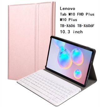 Lenovo Smart Tab M10 FHD Plus M10 Plus TB-X606 TB-X606F 10.3 inch Leather PU case bluetooth Keyboard Flip casing Smart  Magnetic Tablet cover case