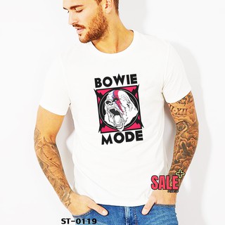 เสื้อยืดวงดนตรีเสื้อยืดลาย แนวสตรีท รุ่น BOWIE [ST-0119]    David BOWIE พร้อมส่ง THall size