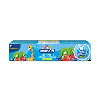 ราคาKODOMO ยาสีฟันเด็ก โคโดโม อัลตร้า ชิลด์ เจล บับเบิ้ลฟรุต เฟลเวอร์ ทูธเพสท์