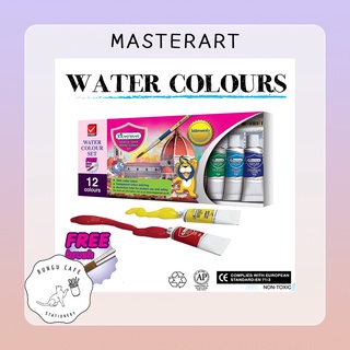 สีน้ำ MASTERART Tempera 5 ml. 12 สี แถมพู่กัน