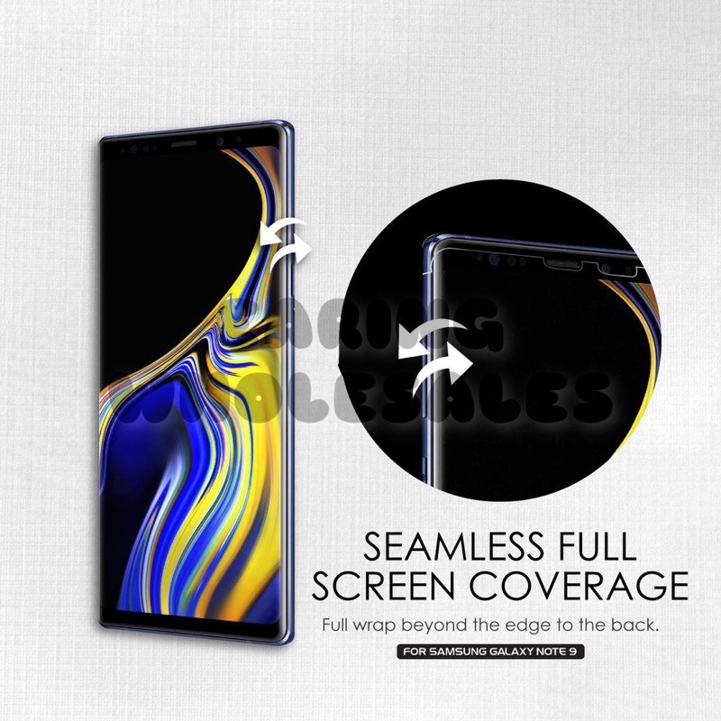 Rock space Curved Screen Wrap To Back Screen Protector ฟิล์มกันระเบิด