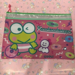 Sanrio keroppi แฟ้มพลาสติก