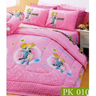 💗 Sale 💗 ผ้าปูที่นอนซาติน (satin) ลาย Powerpuff Girls Z (PK010) ลิขสิทธิ์แท้ ขนาด 6 ฟุต