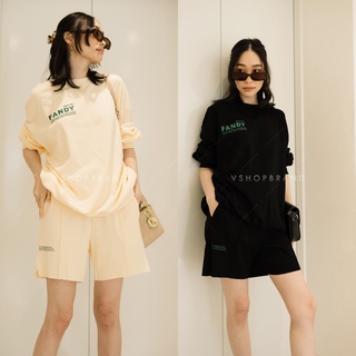 𝐒𝐄𝐓 sport เสื้อแขนจั้ม fandy + ขาสั้น