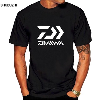 ขายดี!ขายดี เสื้อยืดลําลอง แขนสั้น พิมพ์ลายกราฟฟิคโลโก้ Daiwa สีดํา สําหรับผู้ชาย LMddni23IHlojm43S-5XL