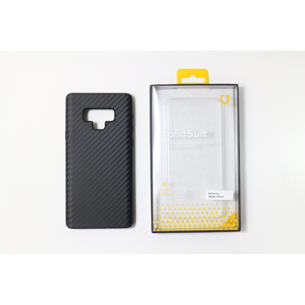 เคส Rhinoshield SolidSuit Samsung Note 9 สีดำ Carbon Fiber - มือสอง