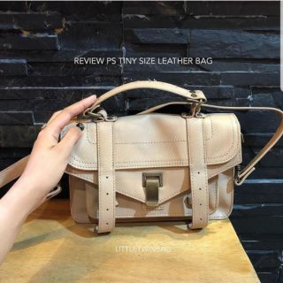 PS TINY LEATHER BAG ทำจากหนังแกะแท้ 100% กระเป๋ามือ1