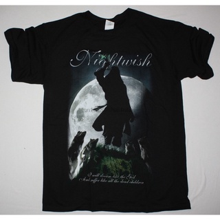 [COD]พร้อมส่ง เสื้อยืดผ้าฝ้าย 100% พิมพ์ลาย Nightwish Seven Days To The Woes หลากสีสันS-5XL