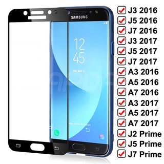 99D ฟิล์มกระจกนิรภัยกันรอยหน้าจอสําหรับ Samsung Galaxy J3 J5 J7 A3 A5 A7 2016 2017 J2 J4 J7 Core J5 Prime S7